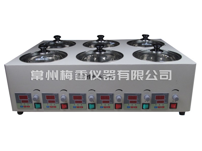 數顯獨立控制集熱式磁力攪拌水浴鍋